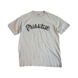 Primitive Gray Short Sleeve Tee Casual Streetwear
